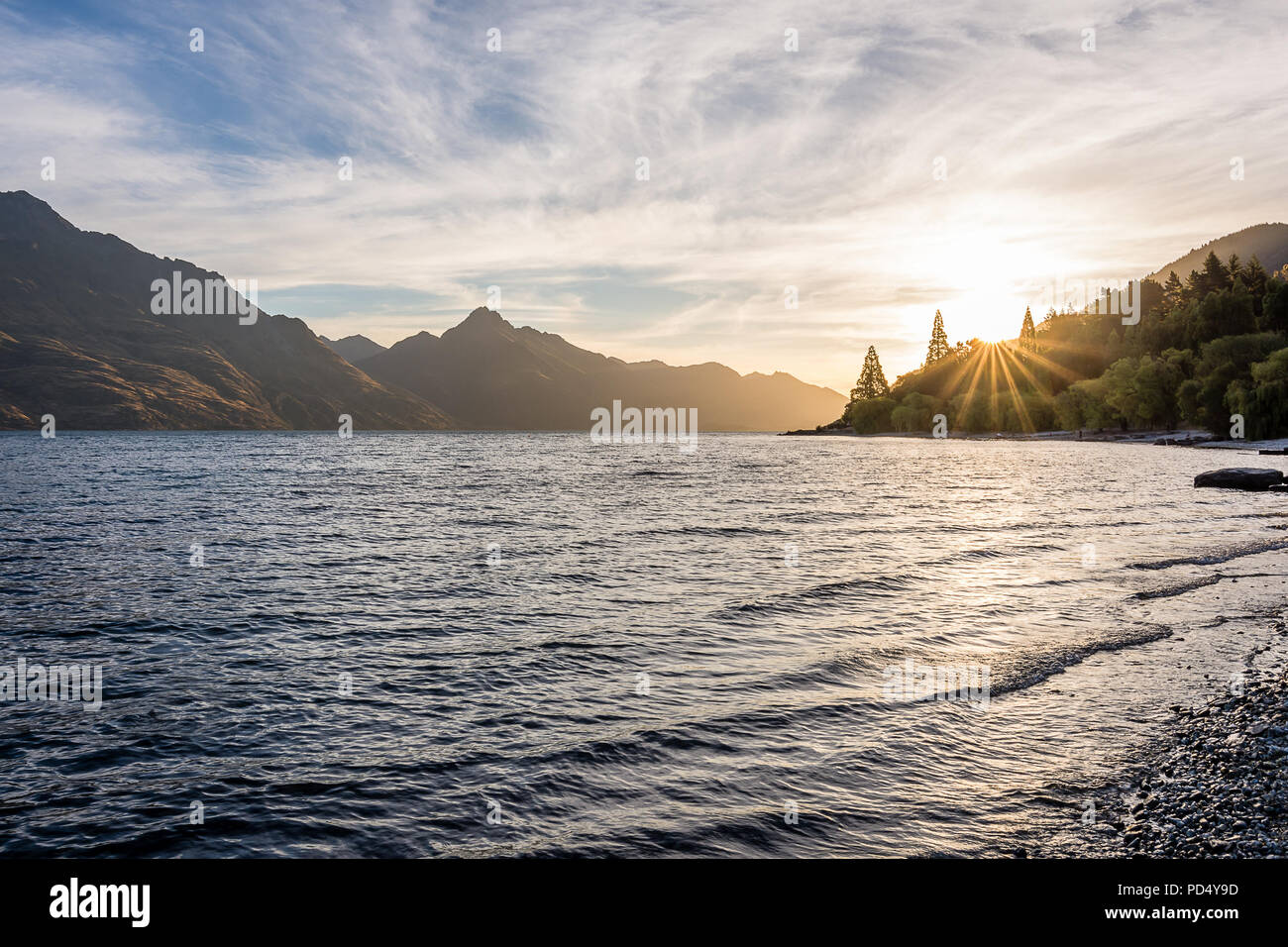 St. Omer Park, Queenstown Stock Photo Alamy