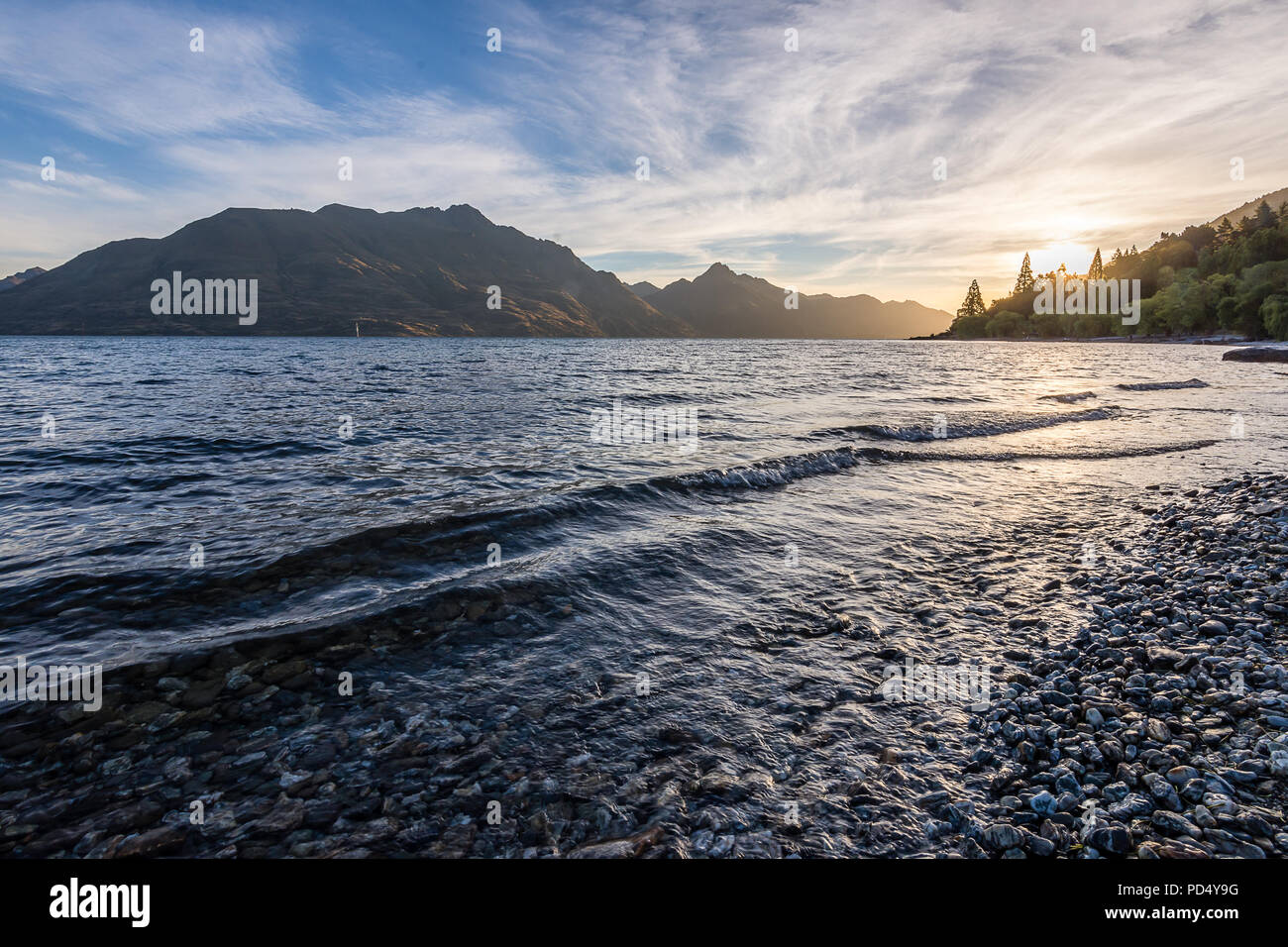 St. Omer Park, Queenstown Stock Photo Alamy