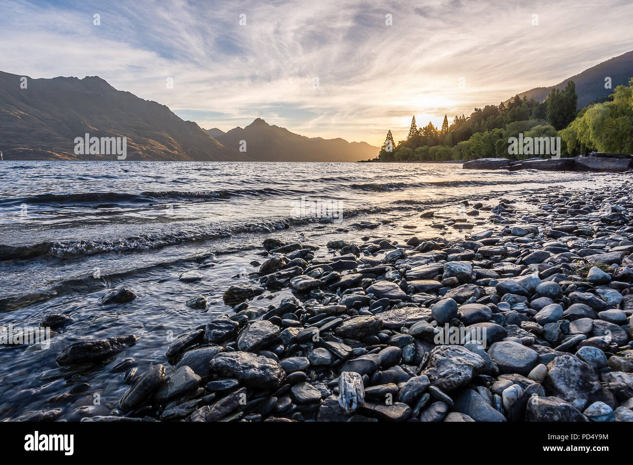 St. Omer Park, Queenstown Stock Photo Alamy