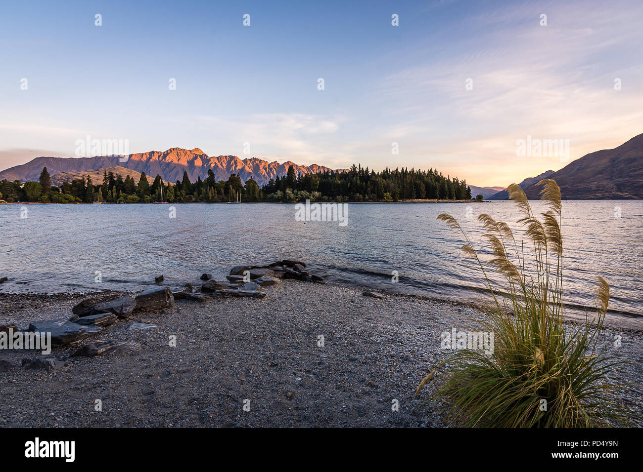 St. Omer Park, Queenstown Stock Photo Alamy