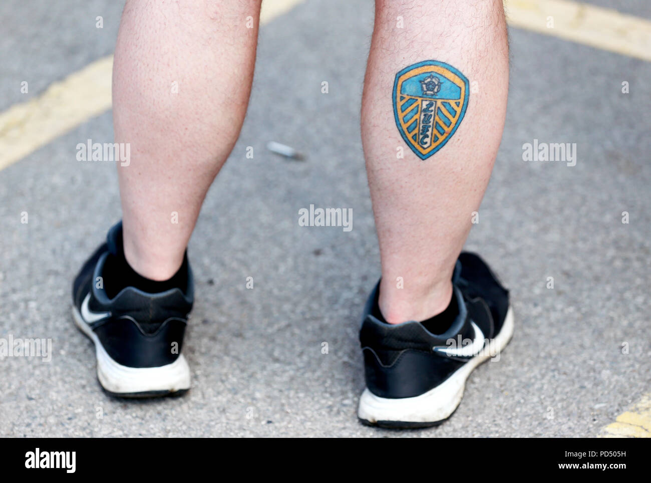 Nike logo tattoo hi-res stock photography and images - Alamy