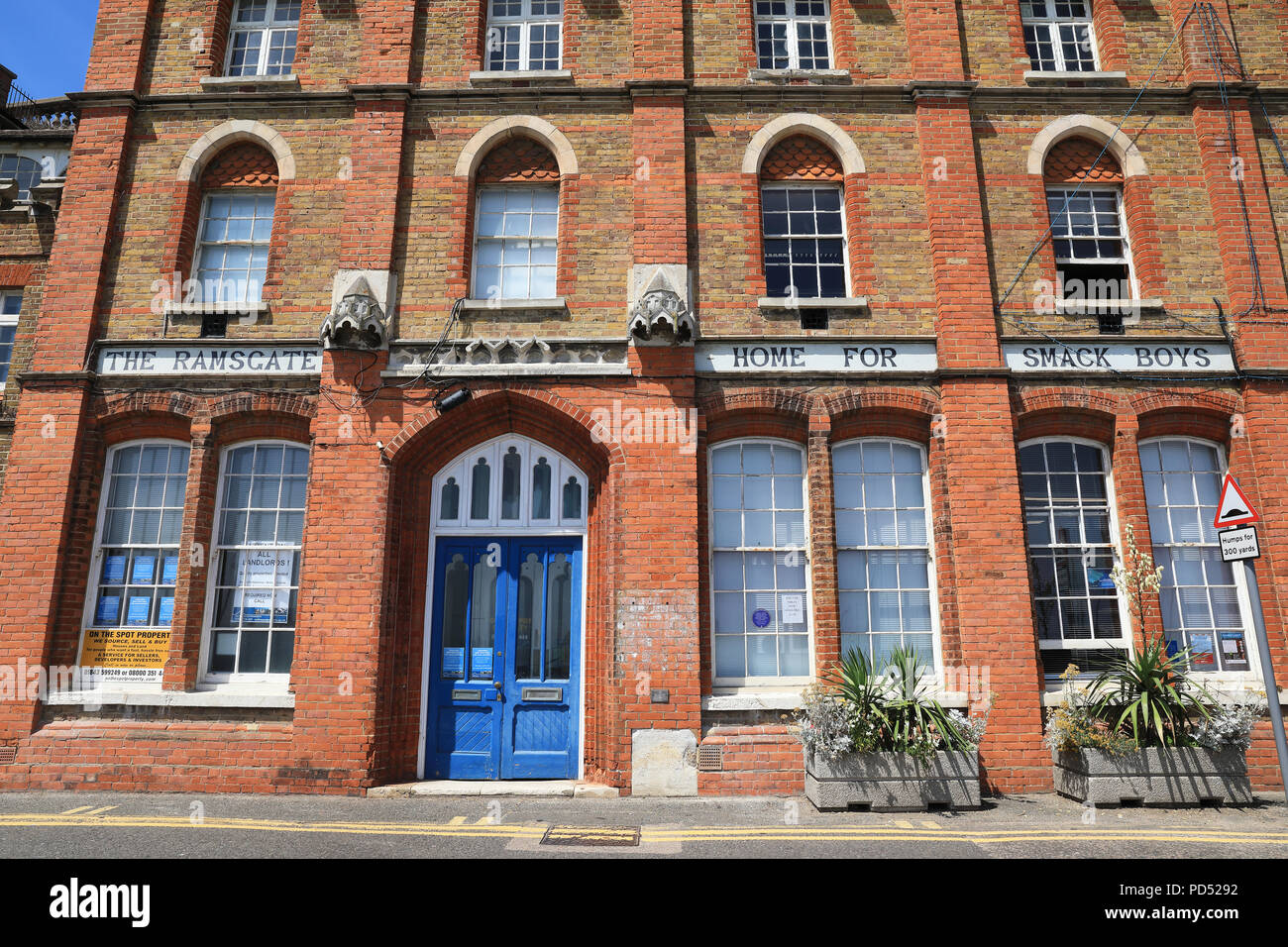 The Ramsgate Home for Smack Boys, or fishing apprentices, next to the