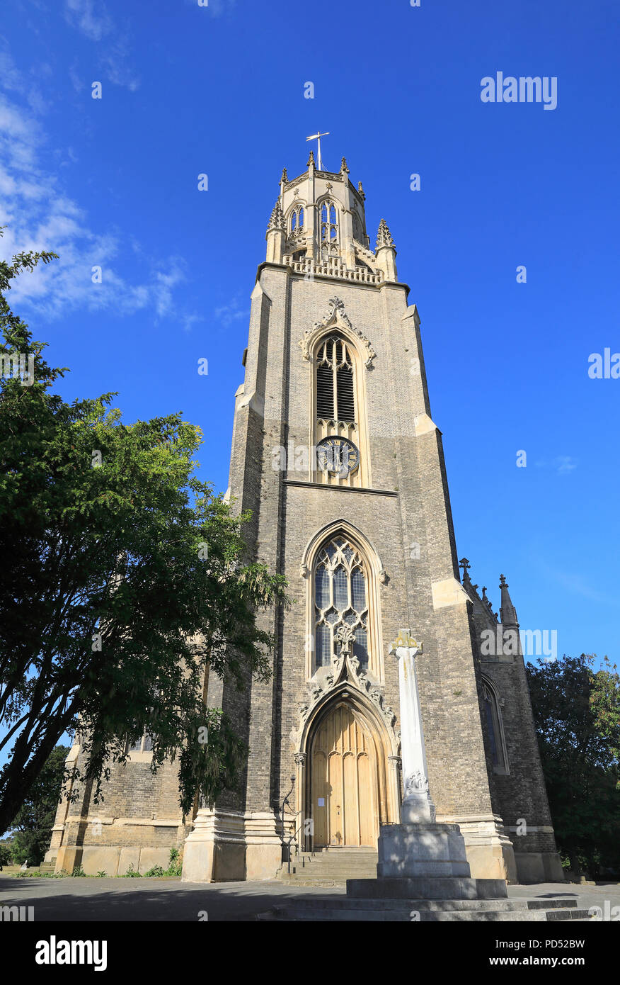 St George The Martyr Anglican church, in Ramsgate, on the Isle of Thanet, Kent, UK Stock Photo