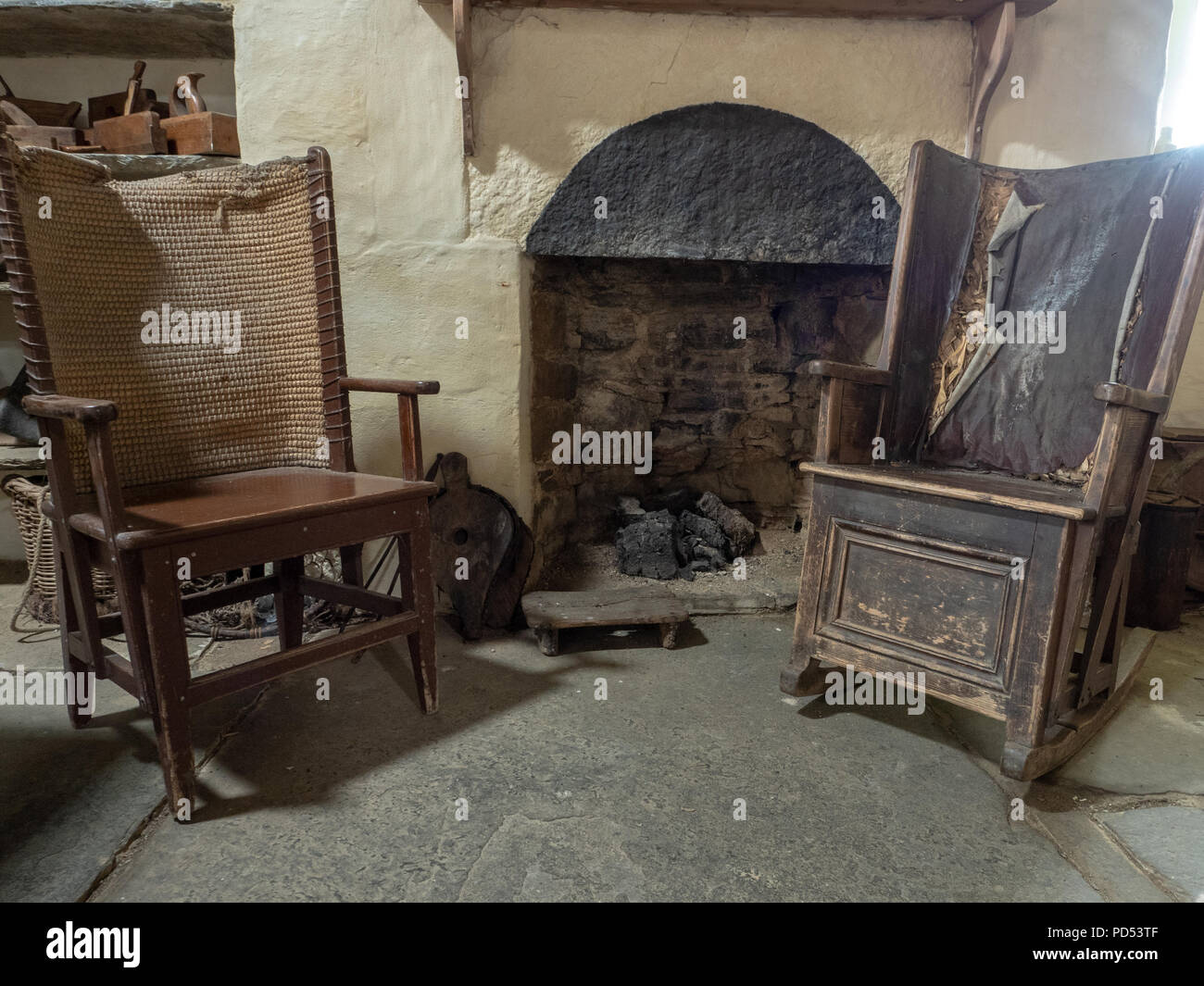 Orkney Chairs By The Hearth At Corrigal Stock Photo: 214627743 - Alamy Orkney chairs by the hearth at Corrigal - Orkney Chairs By The Hearth At Corrigal Stock Photo: 214627743 - Alamy