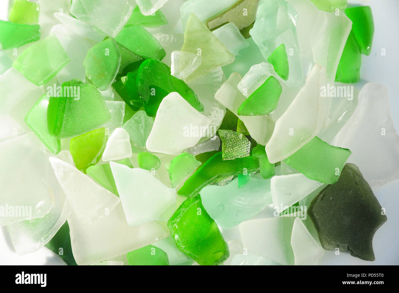 Real Florida Beach Glass Stock Photo Alamy