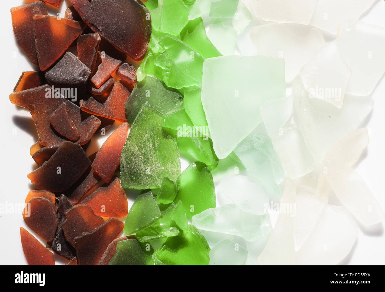 Real Florida Beach Glass Stock Photo Alamy