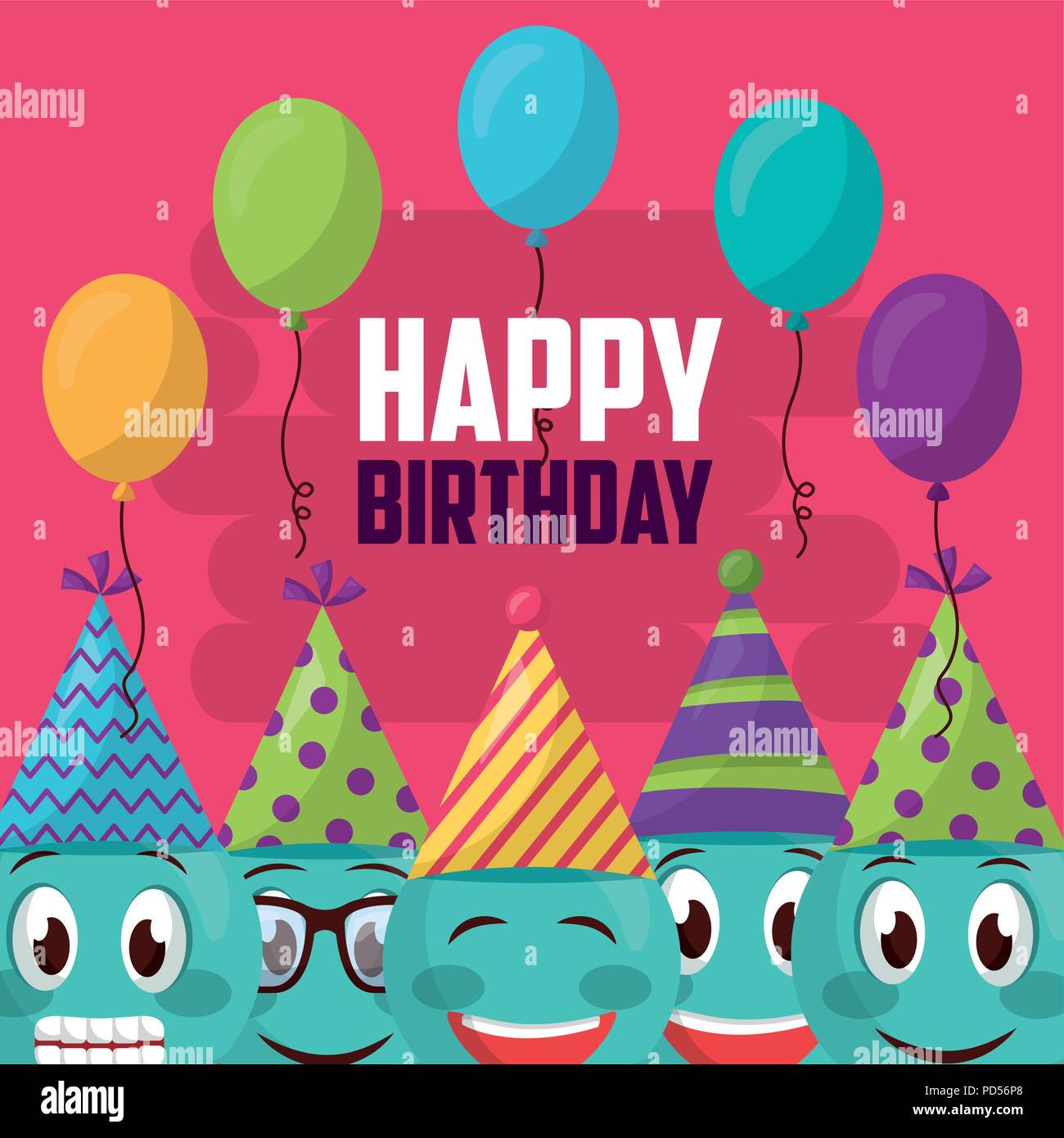 happy birthday card Stock Vector Image & Art Alamy