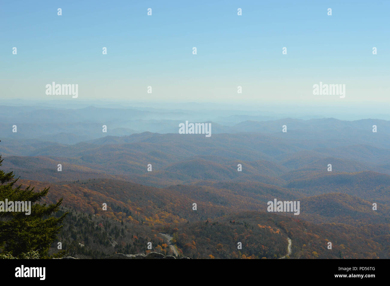 Panoramic Overlook Stock Photo