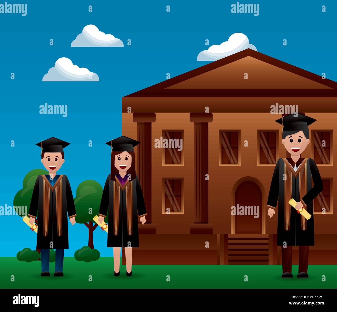congratulations graduation card Stock Vector Image & Art Alamy