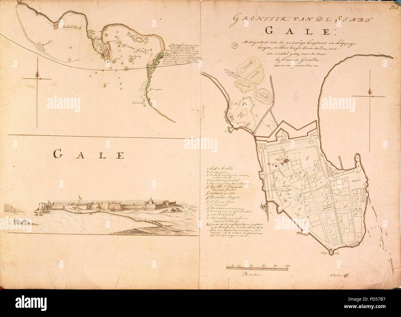 Map of Gale Stock Photo - Alamy