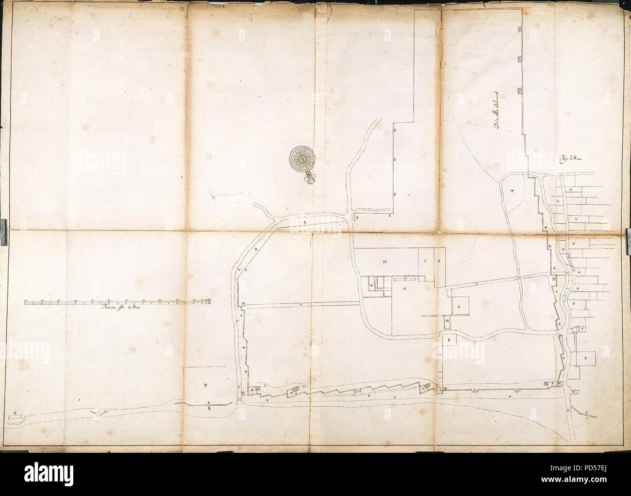 Map of the city of Bantam Stock Photo Alamy