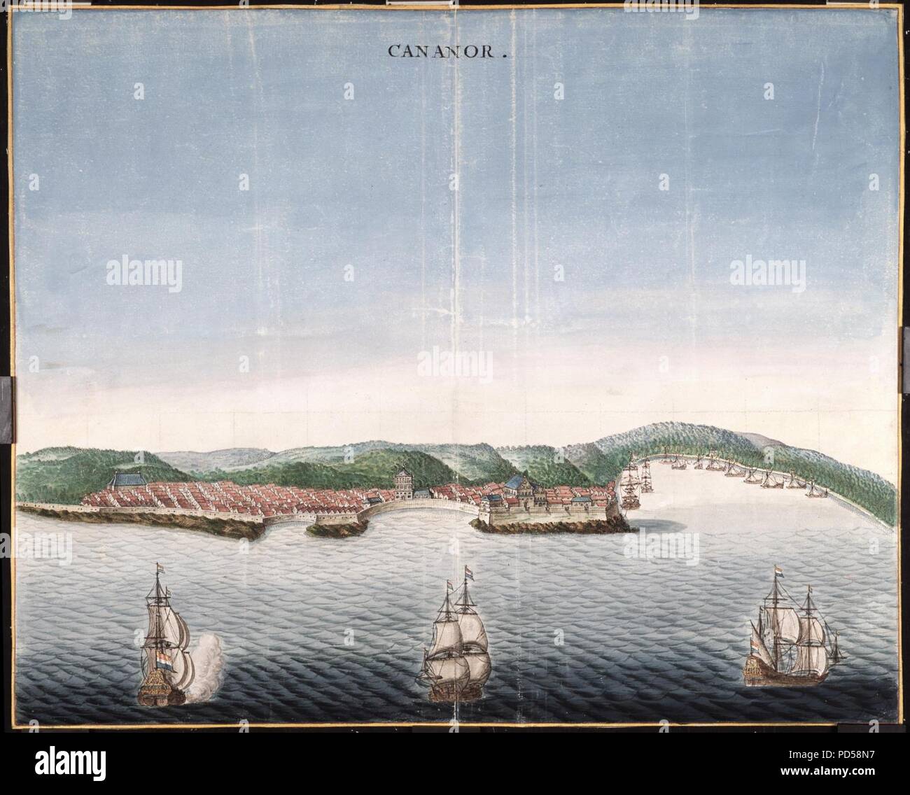 View of the city of Cananor Stock Photo Alamy