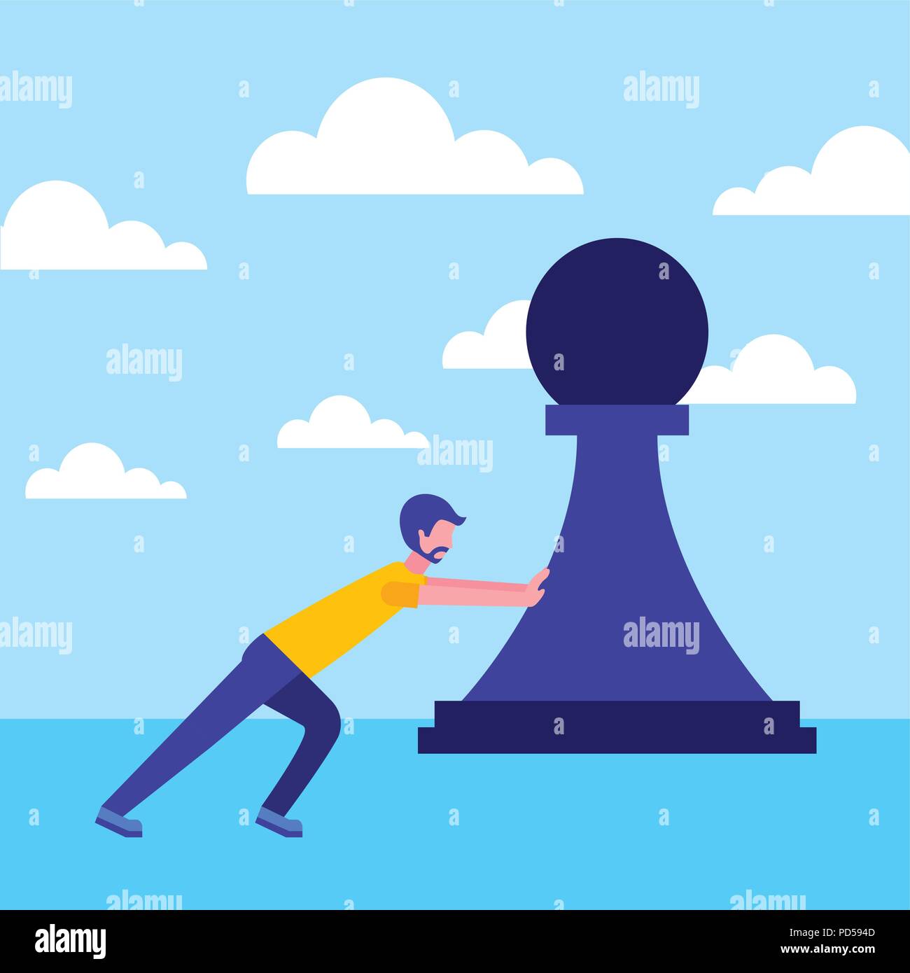 business people concept Stock Vector