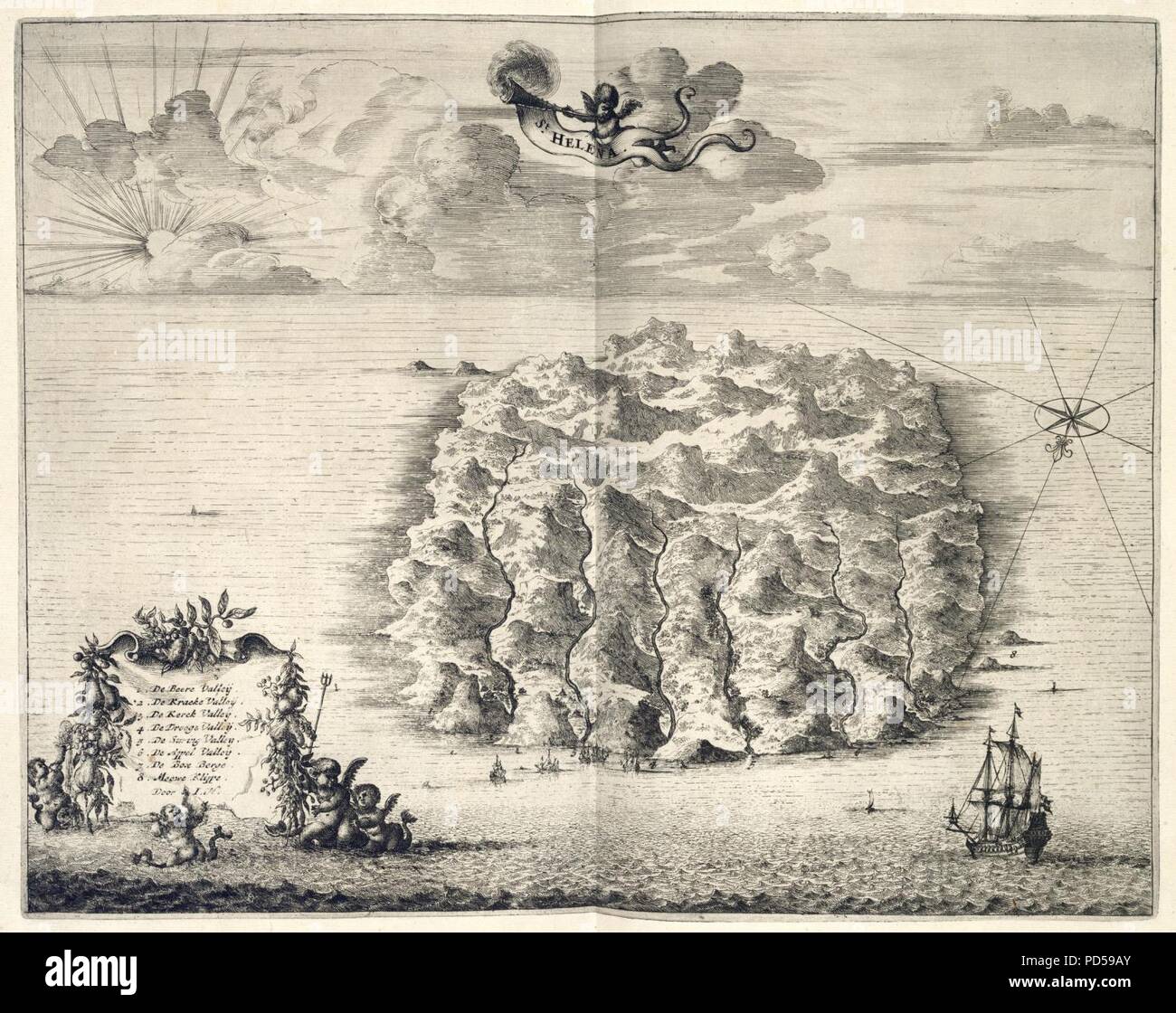 View of st helena historical hi-res stock photography and images - Alamy