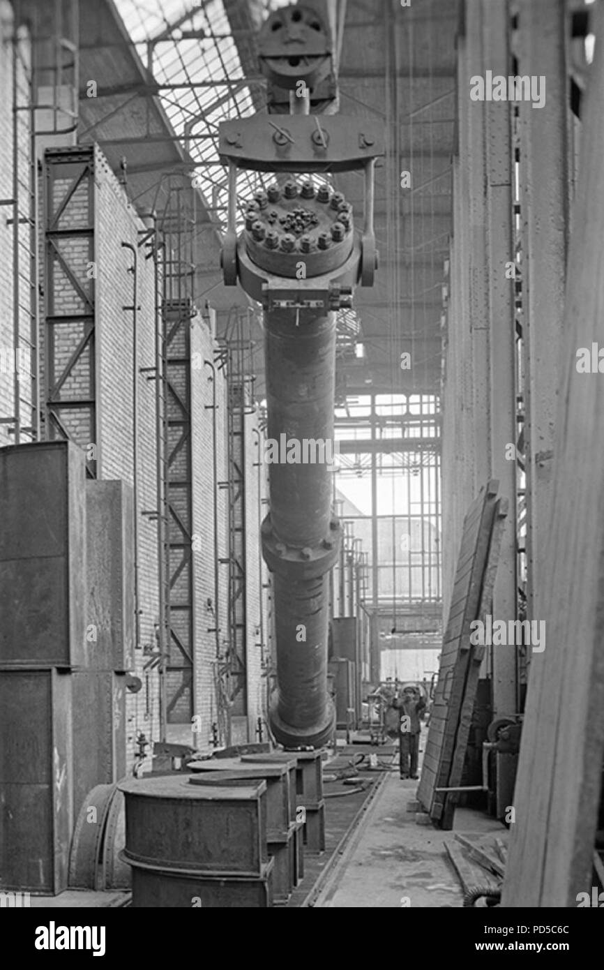 Ammoniak-Reaktor 1913 Oppau. Stock Photo