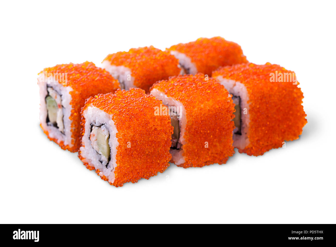 Orange tobiko hi-res stock photography and images - Alamy