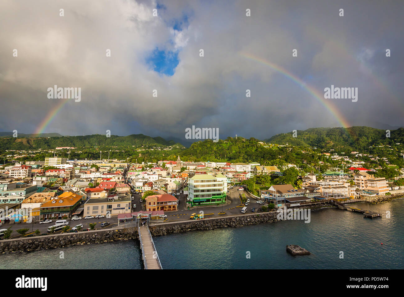 Roseau, Dominica Stock Photo