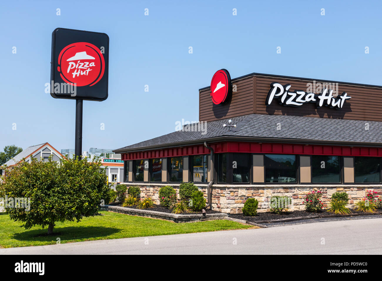 Peru Circa August 2018 Pizza Hut Fast Casual Restaurant. Pizza Hut