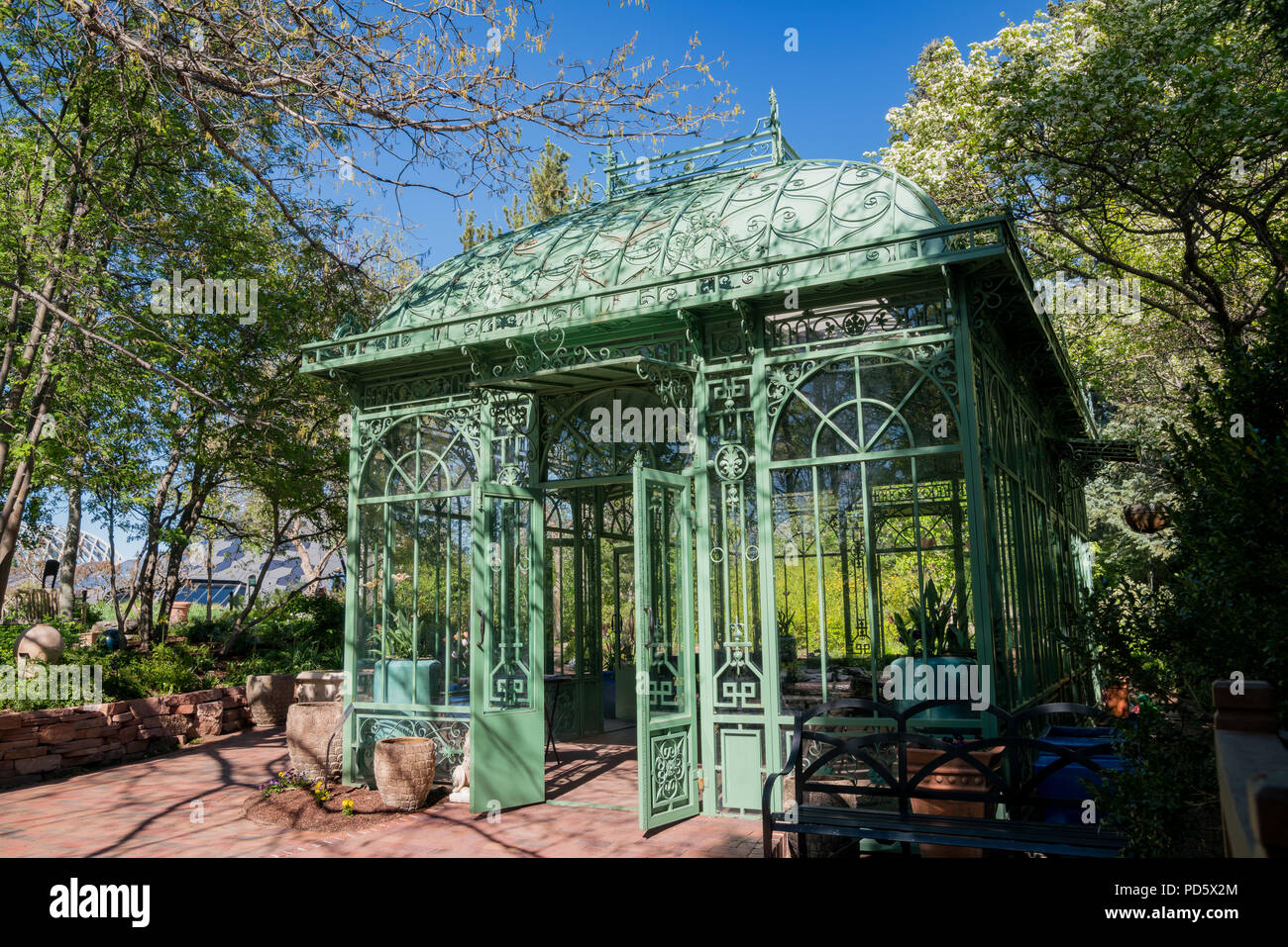 Afternoon View Of The Beautiful Denver Botanic Gardens Colorado