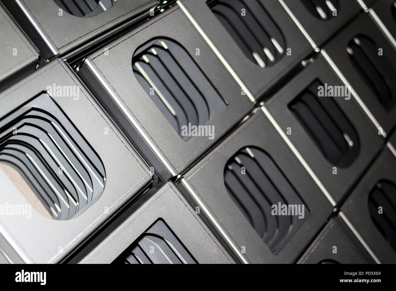 Metal steel panel stack of preform industrial construction parts Stock ...