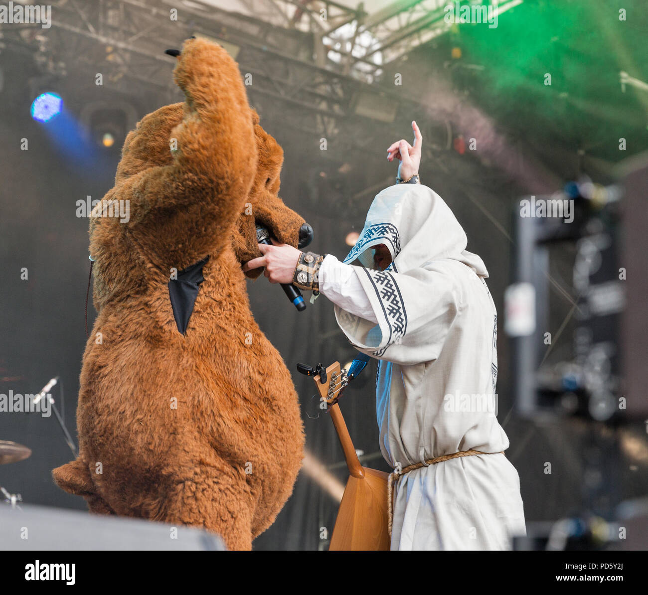 KIEV, UKRAINE JULY 07, 2018 Neuromonk Feofan, musical project from