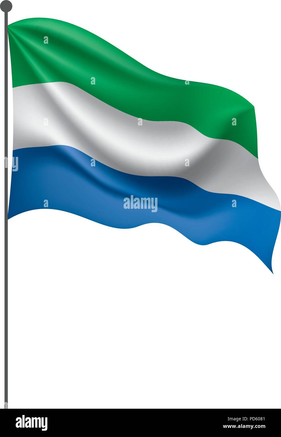 Sierra Leone flag, vector illustration Stock Vector Image & Art - Alamy