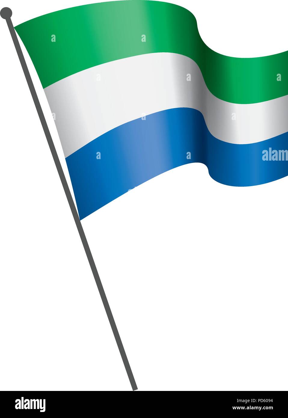 Sierra Leone flag, vector illustration Stock Vector Image & Art - Alamy