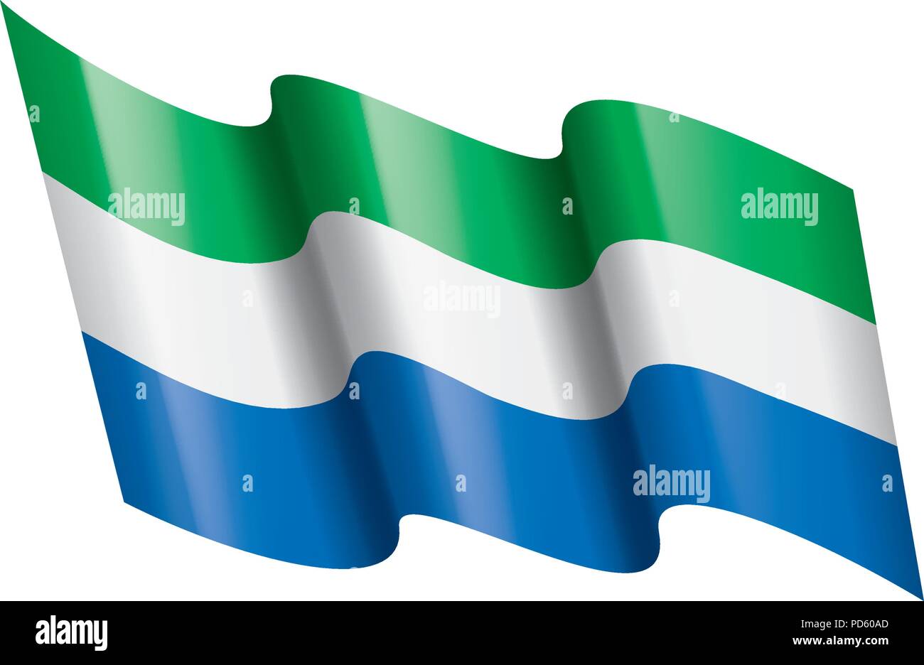 Sierra Leone flag, vector illustration Stock Vector Image & Art - Alamy