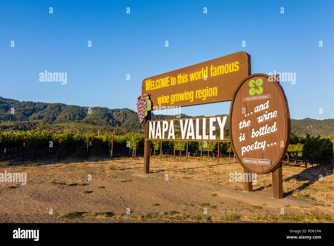 Napa Valley Stock Photo