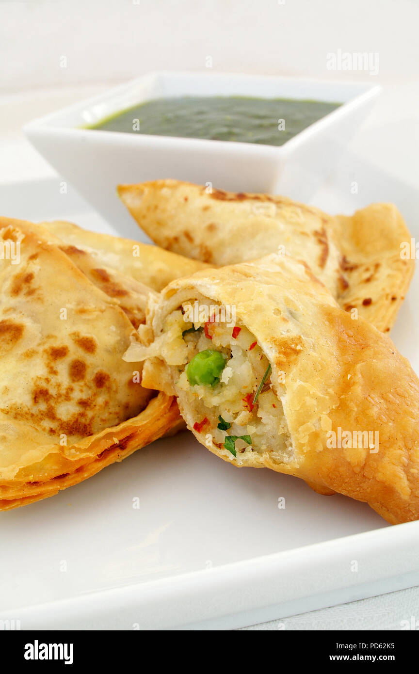 traditional indian starter Stock Photo Alamy