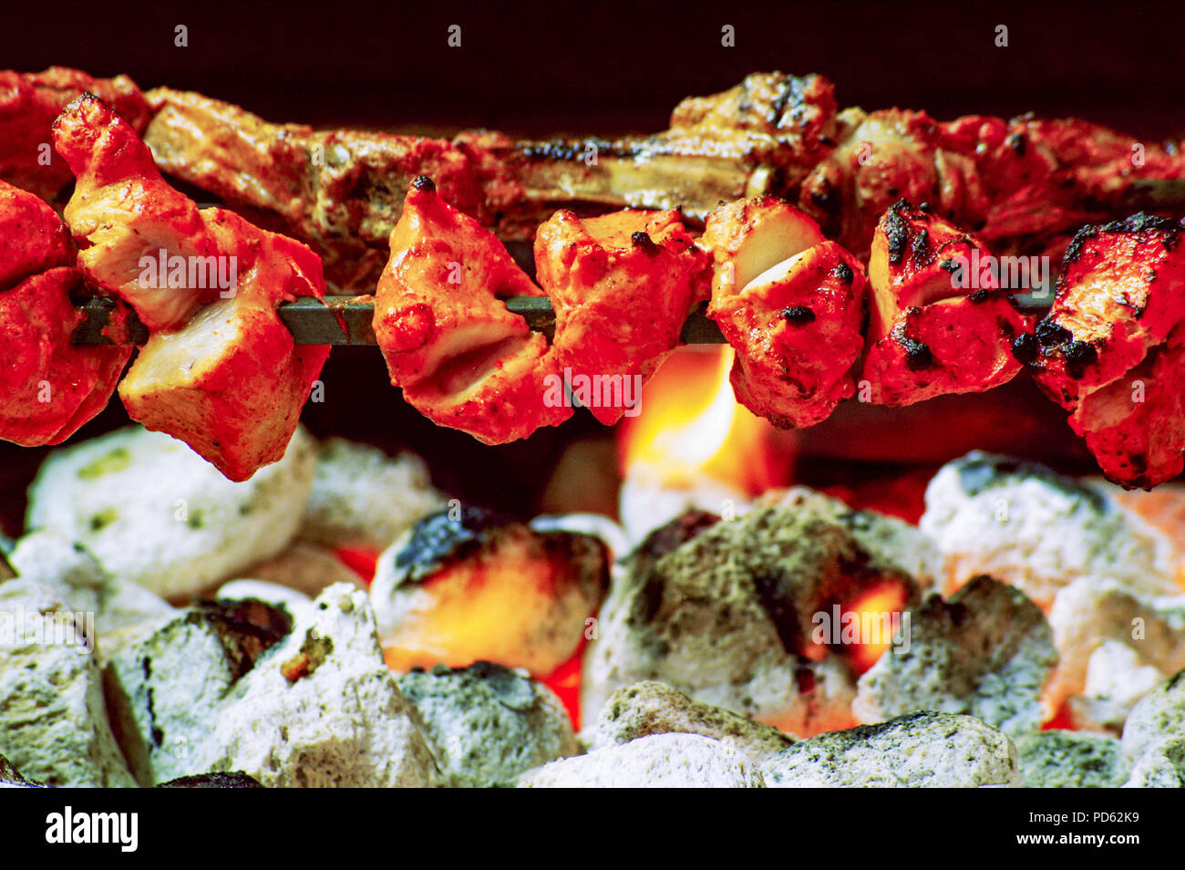 Indian Chicken tikka Stock Photo Alamy