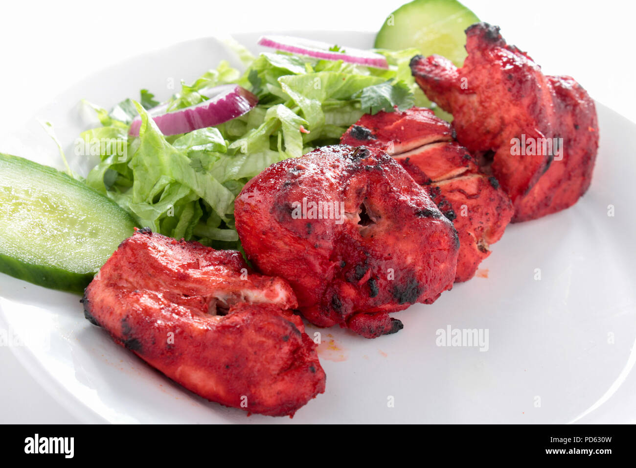 indian chicken tikka Stock Photo