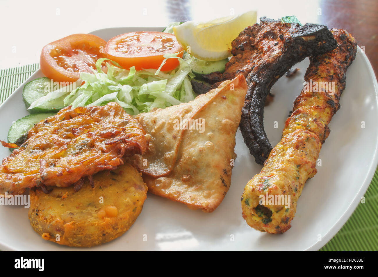 traditional indian starter Stock Photo Alamy