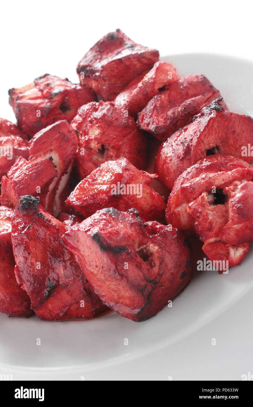 indian chicken tikka Stock Photo