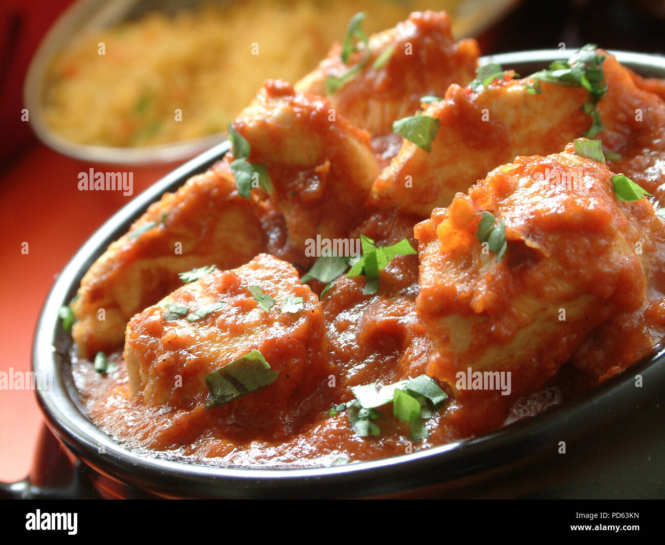 traditional indian curry meal Stock Photo - Alamy