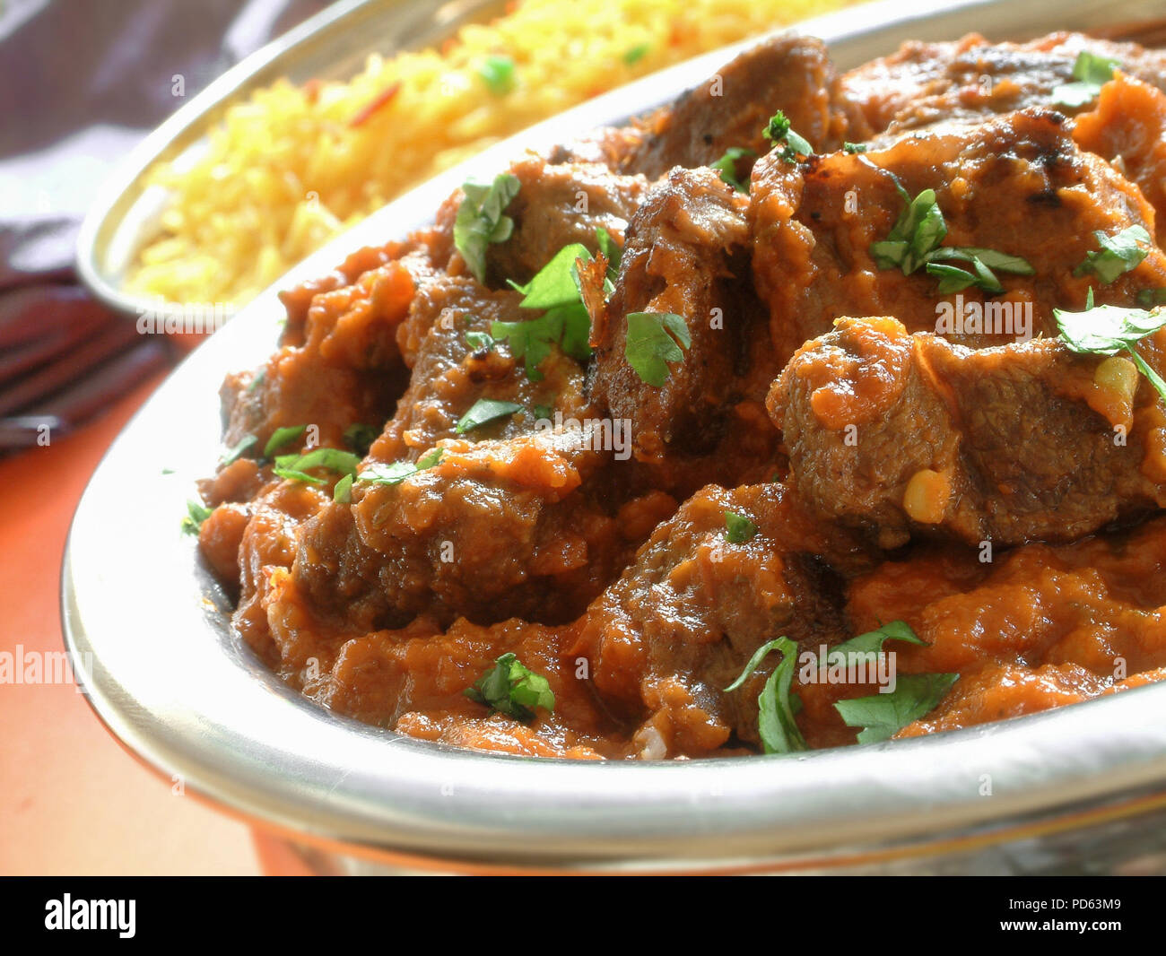 traditional indian curry meal Stock Photo - Alamy