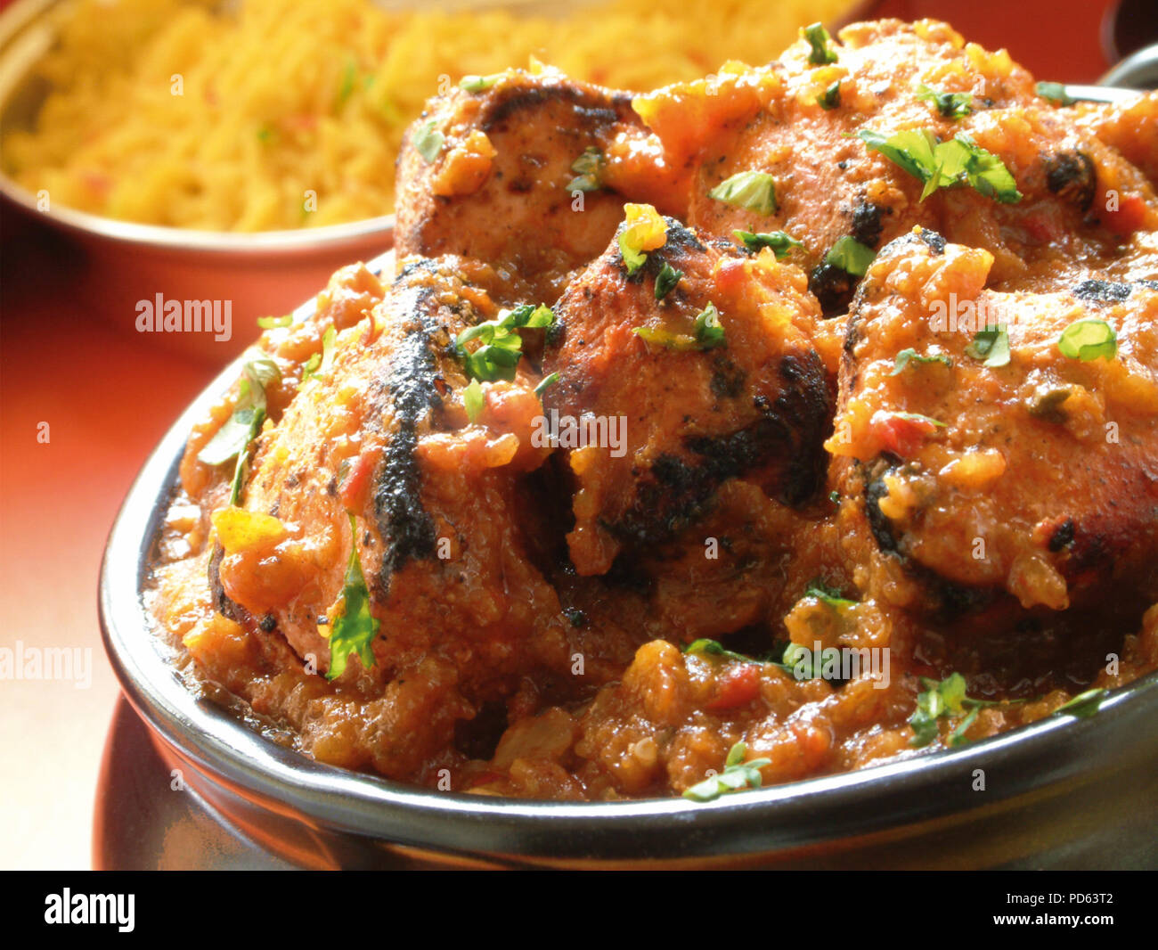 traditional indian curry meal Stock Photo - Alamy