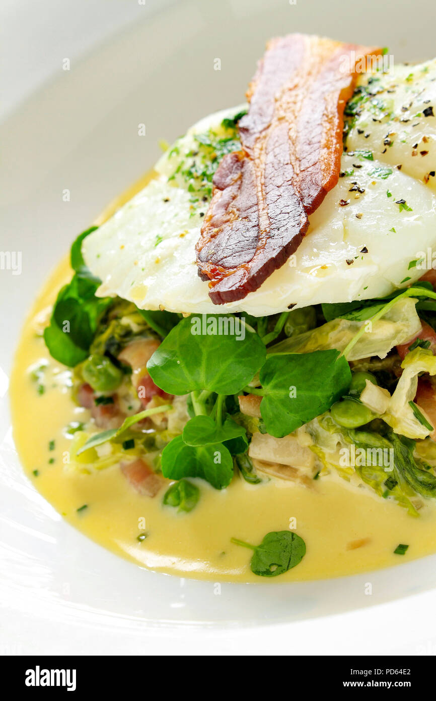 plated fish meal Stock Photo Alamy