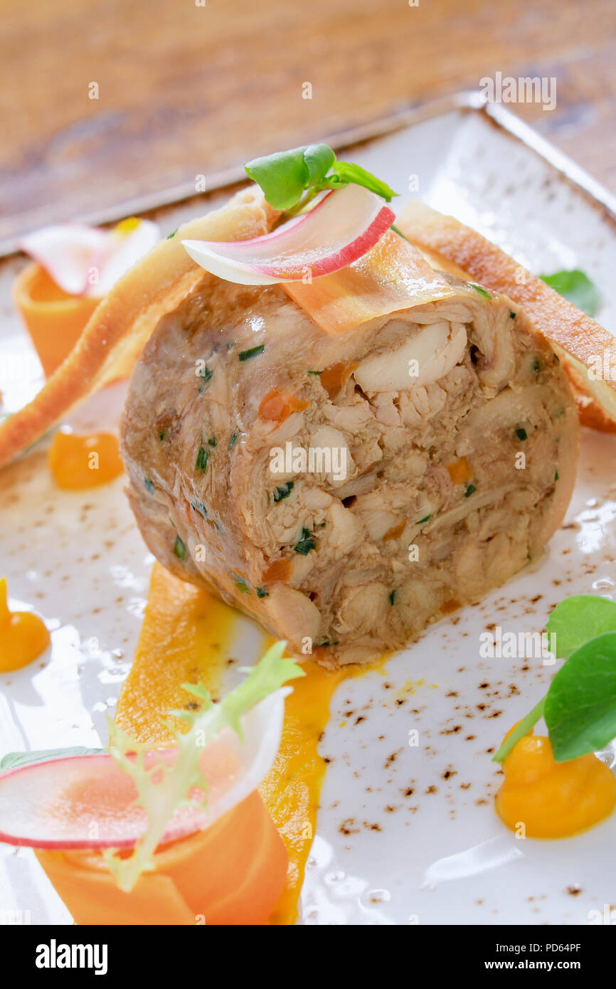 Rabbit game terrine hi-res stock photography and images - Alamy