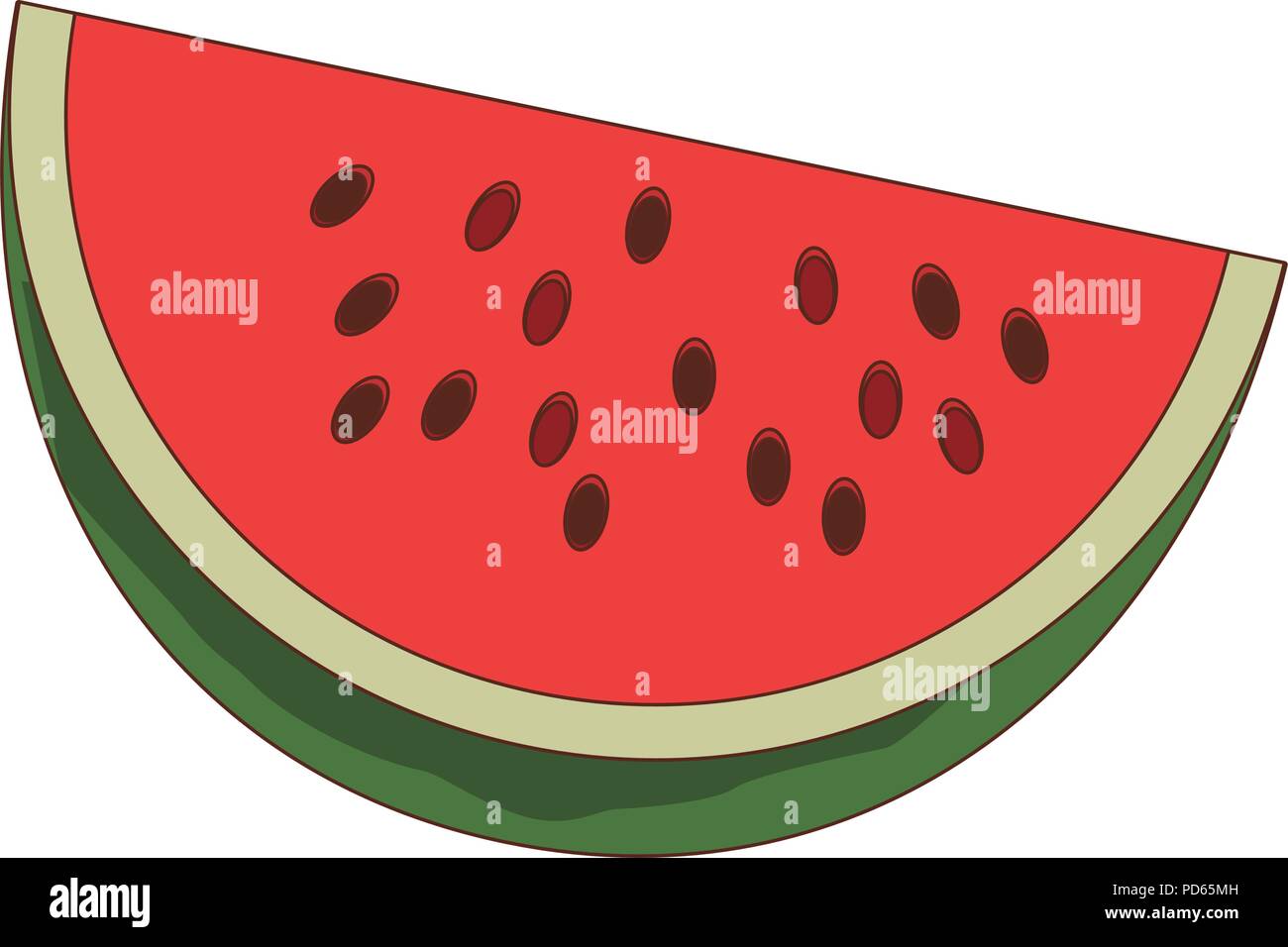 Watermelon sliced fruit Stock Vector Image & Art - Alamy