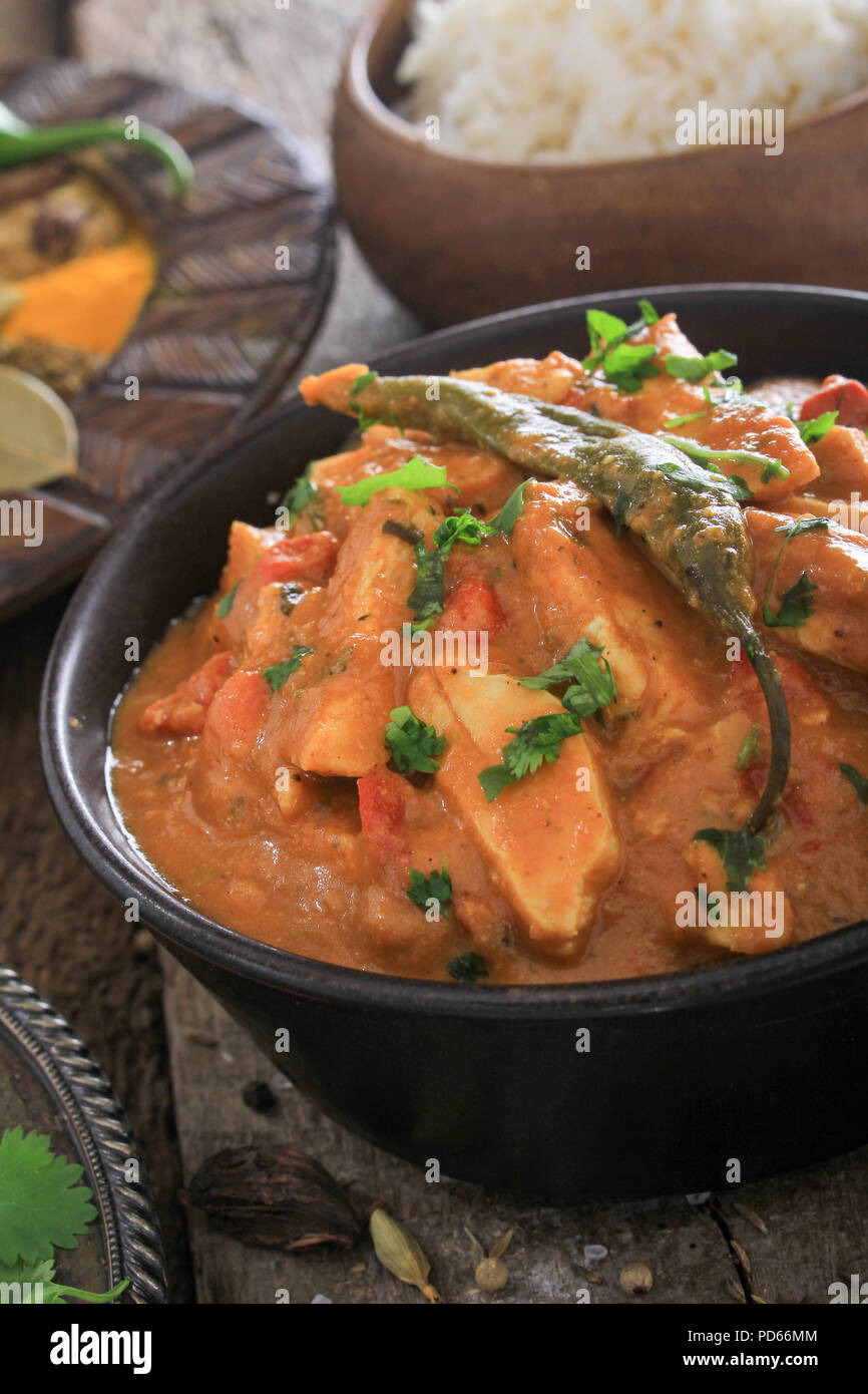 traditional indian curry meal Stock Photo - Alamy