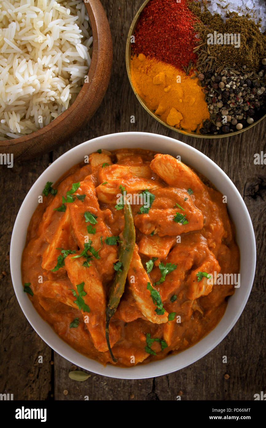 traditional indian curry meal Stock Photo Alamy