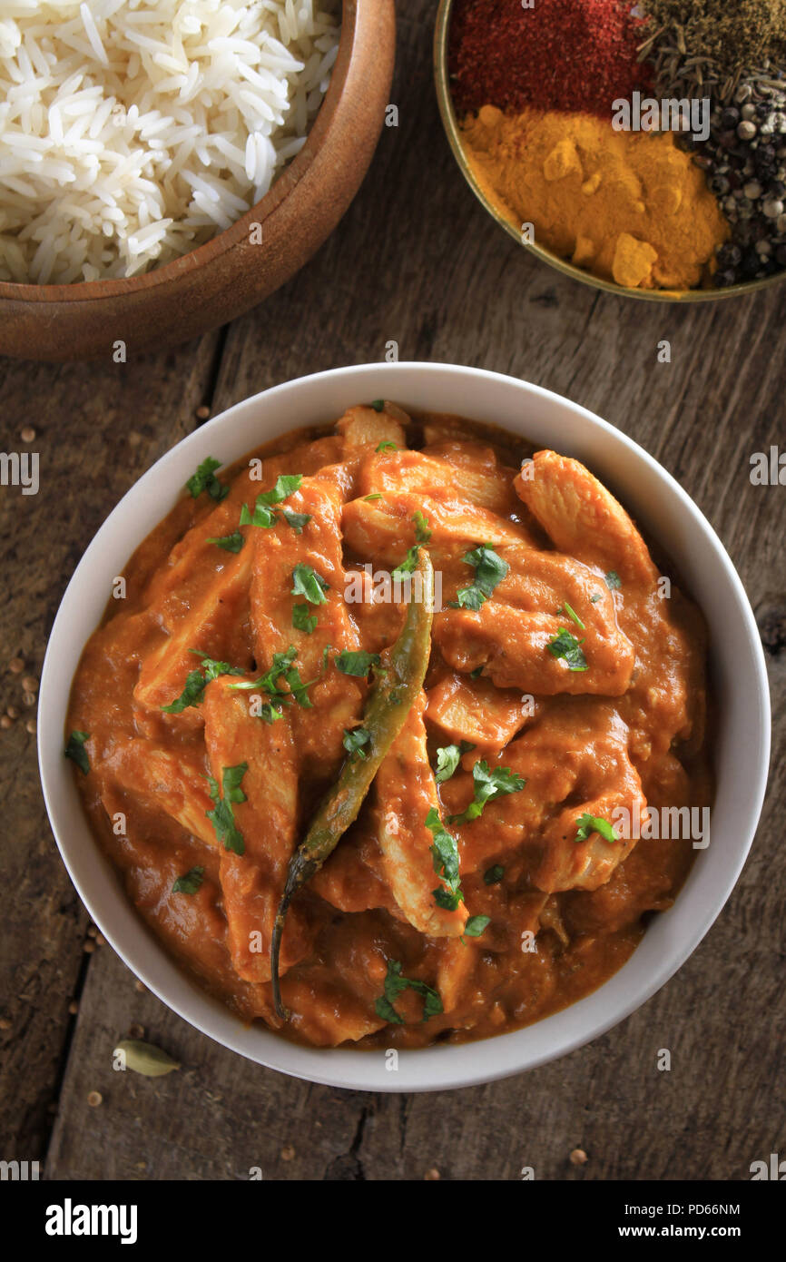 traditional indian curry meal Stock Photo - Alamy