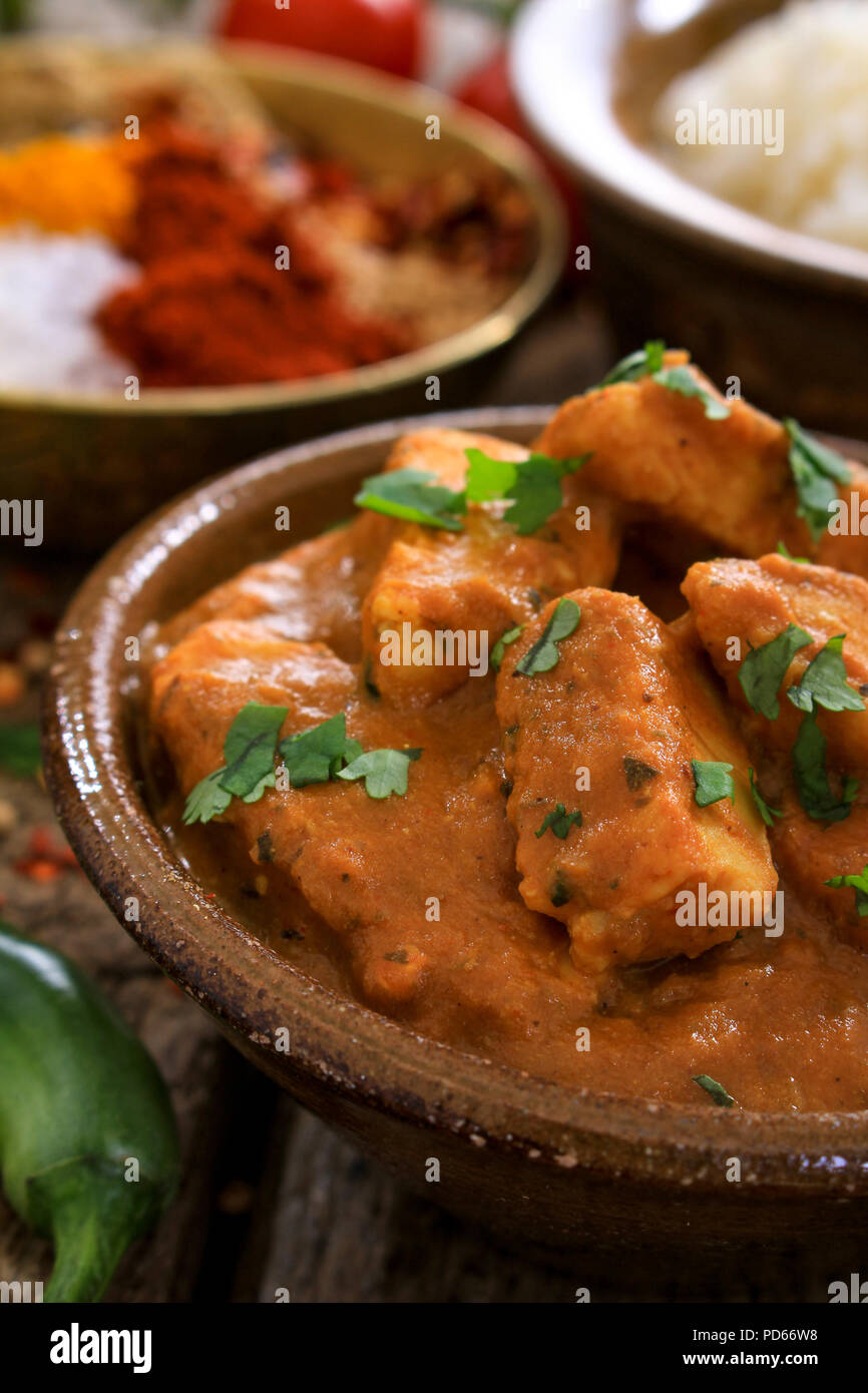 traditional indian curry meal Stock Photo - Alamy