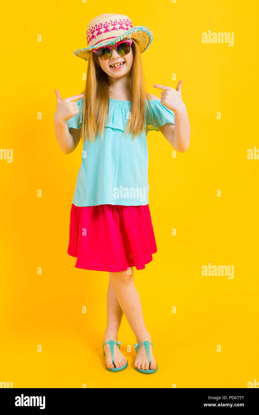 school summer dress yellow