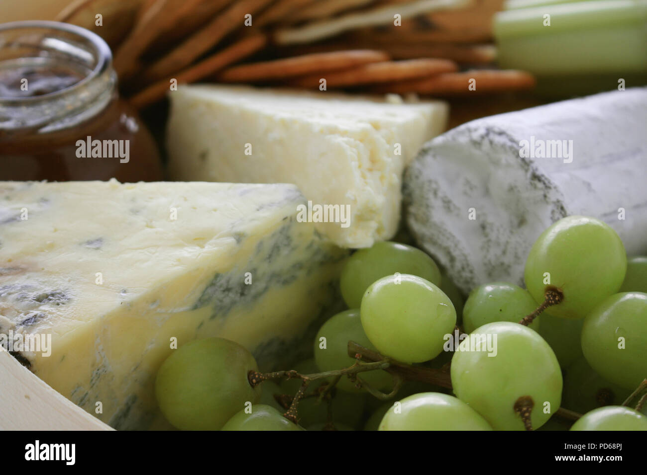 mixed cheese selection Stock Photo Alamy