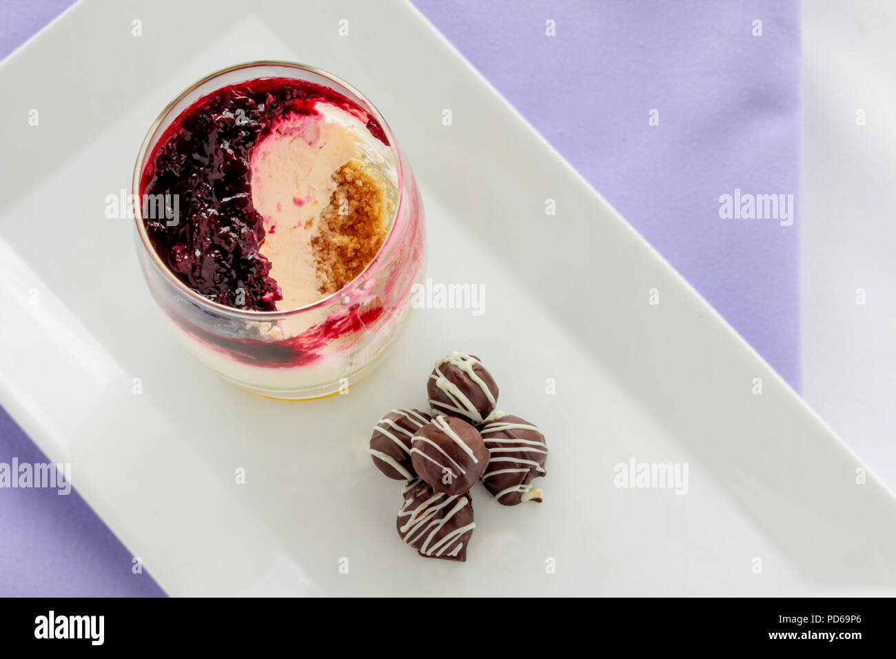 fruit compote dessert Stock Photo Alamy