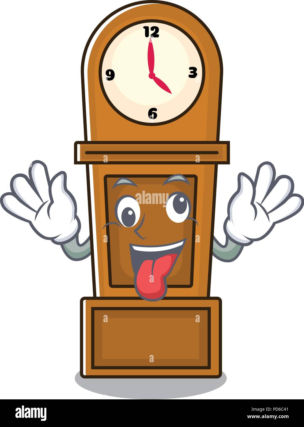 Cartoon Grandfather Clock Stock Photos & Cartoon Grandfather Clock