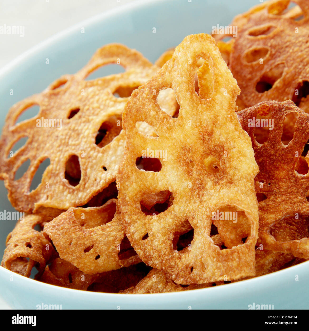 lotus root vegetable chips Stock Photo Alamy