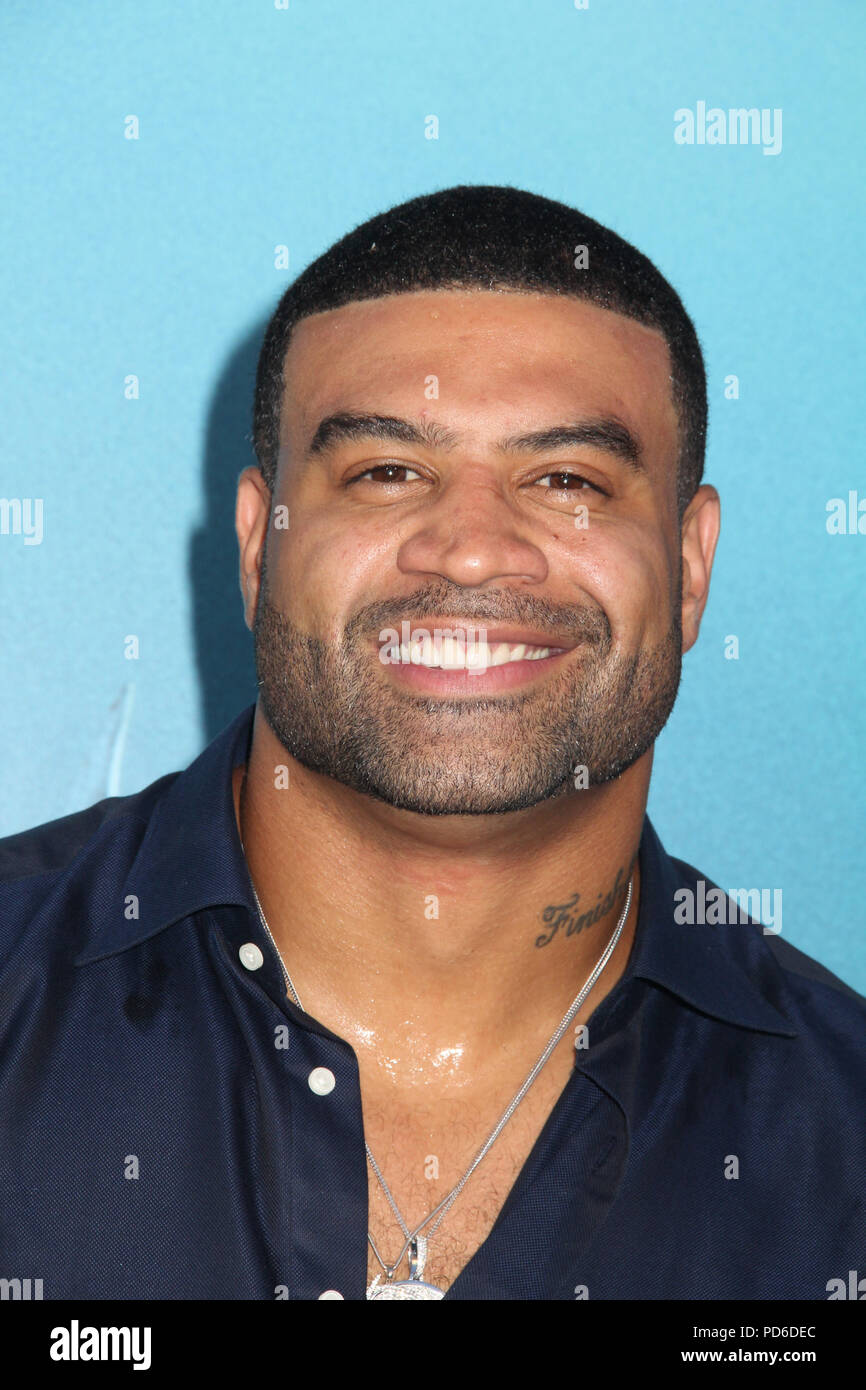 Shawne Merriman 08/06/2018 The U.S. Premiere of "The MEG" held at the